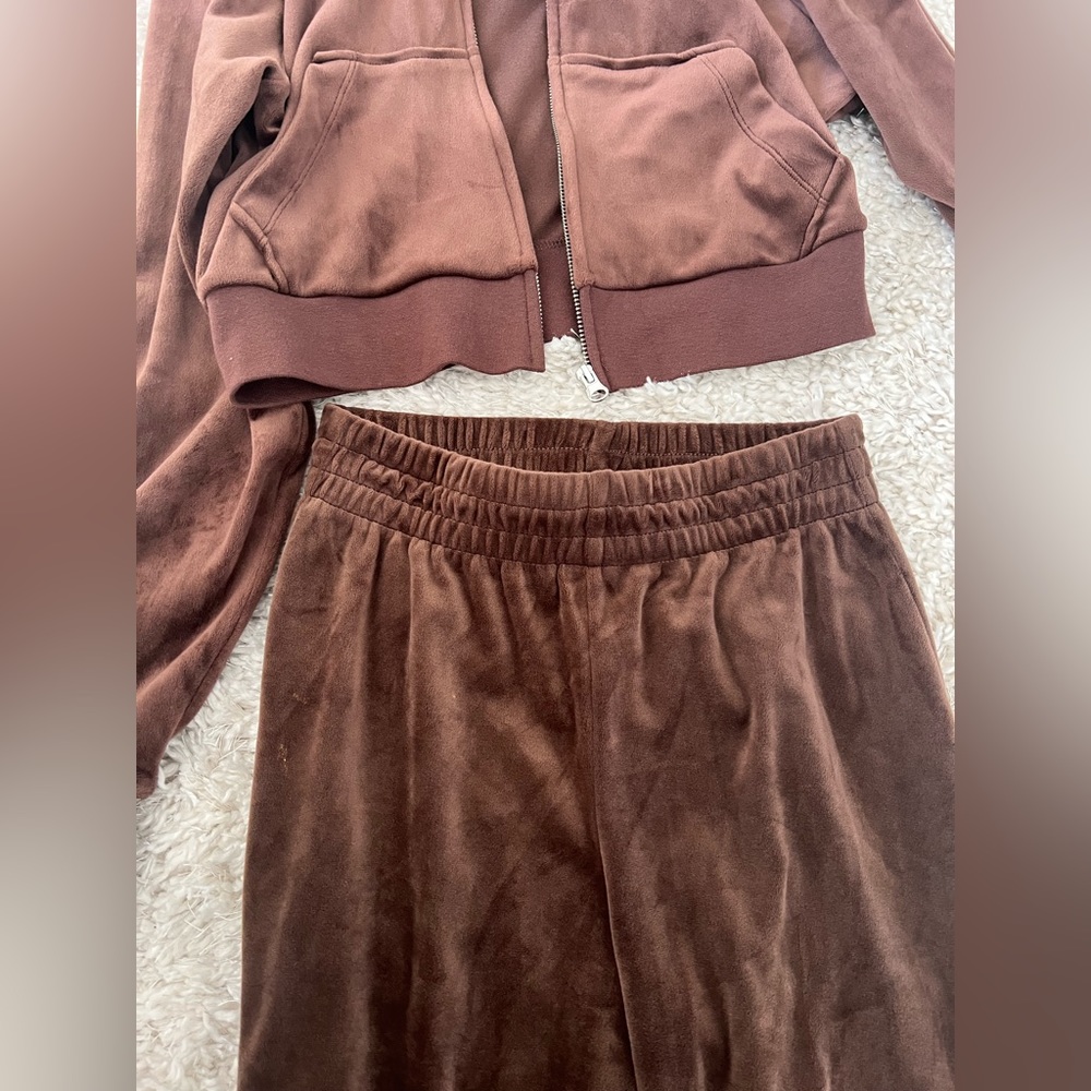 H&M Brown Velour Tracksuit - Picture 6 of 12